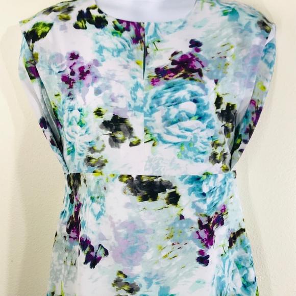 SOLD Covington NWT Watercolor Sleeveless Size 14 - Picture 2 of 4